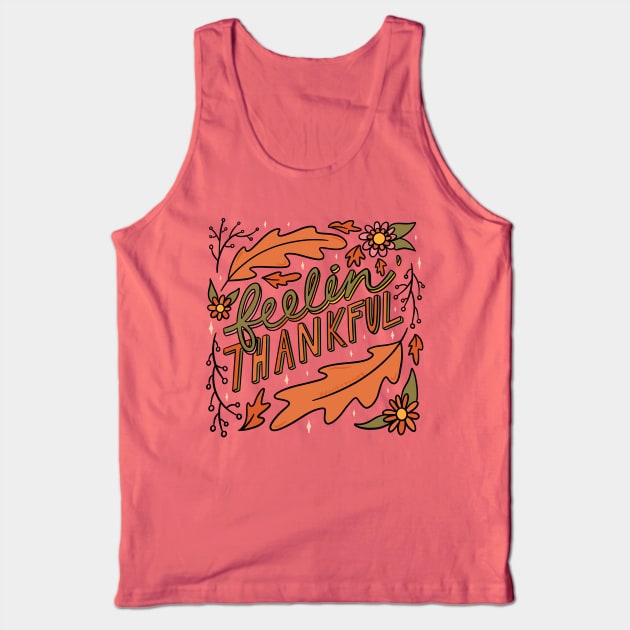 Feelin Thankful Tank Top by Doodle by Meg